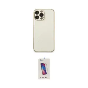 ieg™ iPhone 13 Pro Max Kılıf Ahenk Işık - Siyah Joko 5D Cam