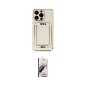 ieg™ iPhone 13 Pro Max Kılıf Kozmos Minimal Prime - Siyah Bilvis 3D Mat Cam Ekran Koruyucu