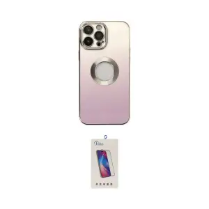 ieg™ iPhone 13 Pro Max Kılıf Kutup Yansıma Özel Seri - Siyah Joko 5D Cam