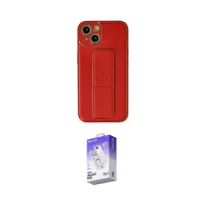 ieg™ iPhone 14 Kılıf Akış Doku - Siyah Bilvis 5in1 3D Magic Cam Ekran Koruyucu