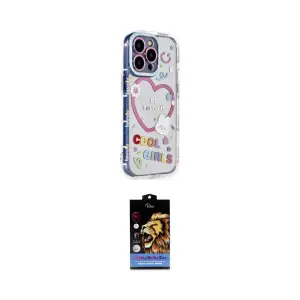 ieg™ iPhone 14 Pro Kılıf Ahenk Modern Serisi - Siyah Buffer Hayalet Cam Ekran Koruyucu