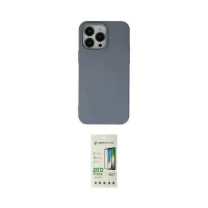 ieg™ iPhone 14 Pro Kılıf Ahenk Serisi - Siyah 20D Premium Cam Ekran Koruyucu