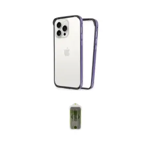 ieg™ iPhone 14 Pro Kılıf Pusula Asil Koleksiyonu - Siyah Joko Magic 5D Hayalet Cam