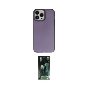 ieg™ iPhone 14 Pro Max Kılıf Ahenk Çizgi Prime - Şeffaf 360 Full Body Arka Koruyucu