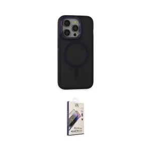 ieg™ iPhone 14 Pro Max Kılıf Ahenk Form Serisi - Siyah Bilvis 3D Mat Cam Ekran Koruyucu