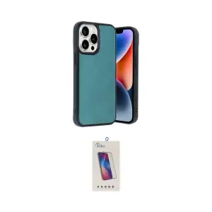 ieg™ iPhone 14 Pro Max Kılıf Kıvılcım Işık Serisi - Siyah Joko 5D Cam