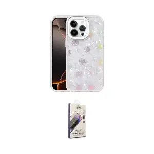 ieg™ iPhone 14 Pro Max Kılıf Odak Prime - Siyah Bilvis 3D Mat Cam Ekran Koruyucu