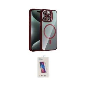 ieg™ iPhone 14 Pro Max Kılıf Yadigar Asil Koleksiyonu - Siyah Joko 5D Cam