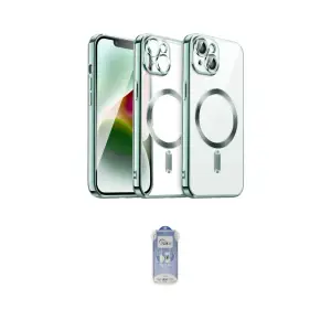 ieg™ iPhone 15 Kılıf Nova Işık Özel Seri - Siyah Joko Magic 5D Cam