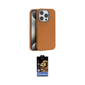 ieg™ iPhone 15 Pro Kılıf Zirve Modern Prime - Siyah Buffer Hayalet Cam Ekran Koruyucu