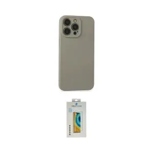 ieg™ iPhone 15 Pro Max Kılıf Ahenk Serisi - Siyah Polymer Nano Ekran Koruyucu