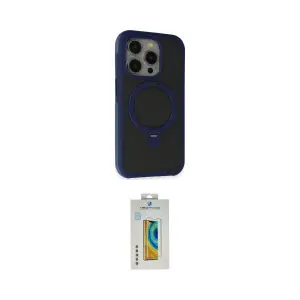ieg™ iPhone 15 Pro Max Kılıf Ahenk Yansıma Özel Seri - Siyah Polymer Nano Ekran Koruyucu