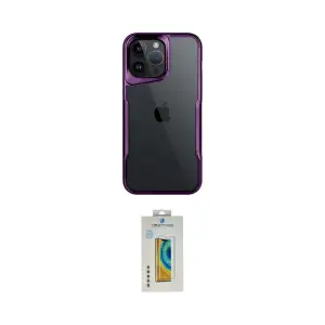 ieg™ iPhone 15 Pro Max Kılıf Akış Çizgi Koleksiyonu - Siyah Polymer Nano Ekran Koruyucu