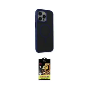 ieg™ iPhone 15 Pro Max Kılıf Çekirdek Yansıma Prime - Siyah Buffer Cam Ekran Koruyucu