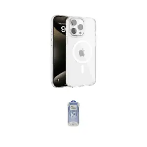 ieg™ iPhone 15 Pro Max Kılıf Doruk Doku Özel Seri - Siyah Joko Magic 5D Cam