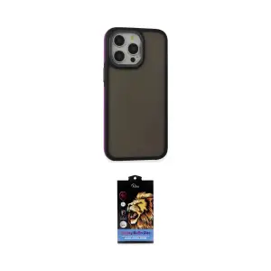 ieg™ iPhone 15 Pro Max Kılıf Eksen Işık - Siyah Buffer Hayalet Cam Ekran Koruyucu