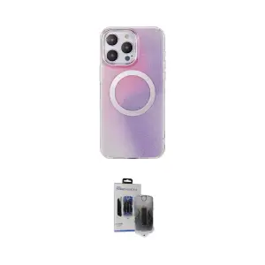ieg™ iPhone 15 Pro Max Kılıf Pusula Form - Siyah Vanessa Magic Hayalet Cam