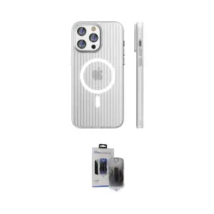 ieg™ iPhone 15 Pro Max Kılıf Pusula Minimal Koleksiyonu - Siyah Vanessa Magic Hayalet Cam