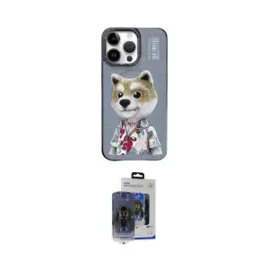 ieg™ iPhone 15 Pro Max Kılıf Siluet Modern Özel Seri - Siyah Vanessa Magic Cam