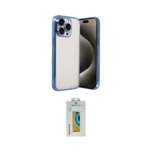 ieg™ iPhone 15 Pro Max Kılıf Vadi Minimal - Siyah Polymer Nano Ekran Koruyucu
