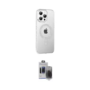 ieg™ iPhone 15 Pro Max Kılıf Yörünge Koleksiyonu - Siyah Vanessa Magic Hayalet Cam