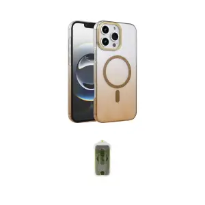 ieg™ iPhone 16 Pro Max Kılıf Ahenk Doku Özel Seri - Siyah Joko Magic 5D Hayalet Cam