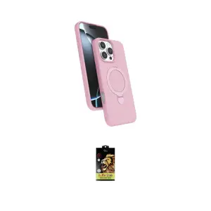 ieg™ iPhone 16 Pro Max Kılıf İz Işık Koleksiyonu - Siyah Buffer Cam Ekran Koruyucu