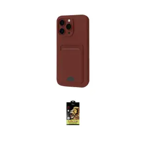 ieg™ iPhone 16 Pro Max Kılıf Vadi Çizgi Prime - Siyah Buffer Cam Ekran Koruyucu