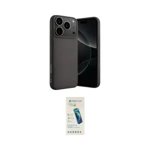 ieg™ iPhone 17 Pro Max Kılıf Ahenk Serisi - Şeffaf Pasifik Cam Ekran Koruyucu