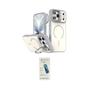 ieg™ iPhone 17 Pro Max Kılıf Çekirdek Klasik - Şeffaf Pasifik Cam Ekran Koruyucu