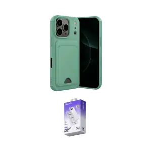 ieg™ iPhone 17 Pro Max Kılıf Vadi Çizgi Prime - Siyah Bilvis 5in1 3D Magic Cam Ekran Koruyucu