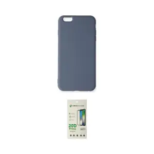 ieg™ iPhone 6 Plus Kılıf Ahenk Serisi - Siyah 20D Premium Cam Ekran Koruyucu