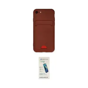 ieg™ iPhone 7 Kılıf Vadi Çizgi Prime - Şeffaf Pasifik Cam Ekran Koruyucu