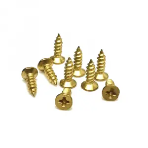 Klips, Menteşe, Ayak, Ağaç, Sunta Vidası 2,2x6,5mm - Sarı 1000 Adet