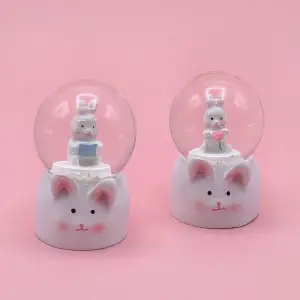 Mini Boy Tavşan Tasarımlı Kar Küresi