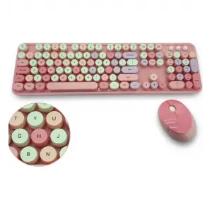 Mofii Pembe Sweet Dm Combo Klavye Mause Set