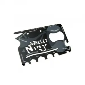ieg™ Ninja Wallet Survival Acil Durum Kiti / Kartı - 18 in 1