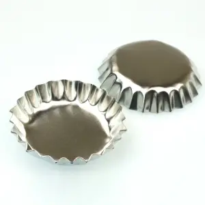 ieg™ Paslanmaz Çelik Metal Kek Kalıbı - 6 Adet