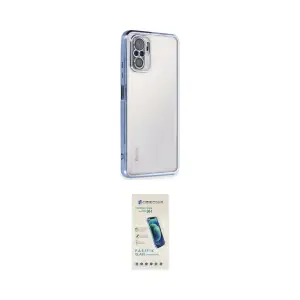 ieg™ Redmi Note 10 Kılıf Vadi Minimal - Şeffaf Pasifik Cam Ekran Koruyucu
