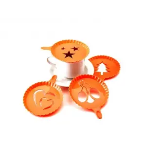 ieg™ Renkli Kahve Süsleme Şablonları  - 8li Magic Süsleme Şablonu