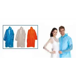 ieg™ Tek Kullanımlık Çıtçıtlı Yağmurluk
