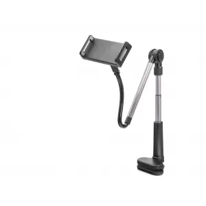 Teleskopi̇k Mafsalli Masa Kenari Telefon Ve Tablet Standi - Siyah ND1053