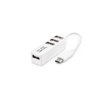 Type-C Hub 4*Usb Beyaz (Telefon Uyumlu) HDX7015