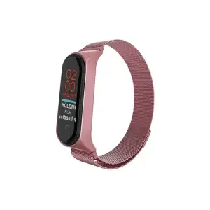 ieg™  Xiaomi Mi Band 4 Metal Mıknatıslı Kordon - Rose