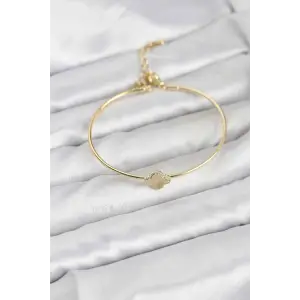 Yonca Model Gold Renk Kadın Bileklik TJ-BB8232