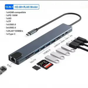 ZR795 Type-C 10 İn 1 Pd Çevirici