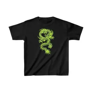 iegiyim™ Çocuk Unisex Baskılı T-Shirt - Siyah