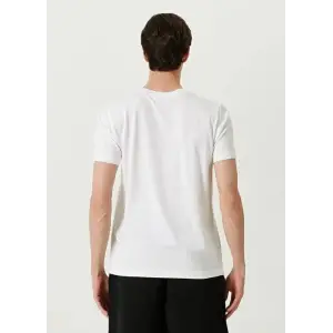 iegiyim™ ERKEK  Tişört Basic Bisiklet Yaka Regular Kısa kol T-Shirt - Beyaz