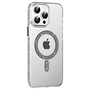Joko Apple İphone 15 Pro Move Taşlı Magsafe Kapak - Siyah
