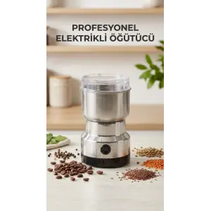 Kahve Ve Baharat Öğütücü Makine Paslanmaz Çelik Ergonomik Kullanım